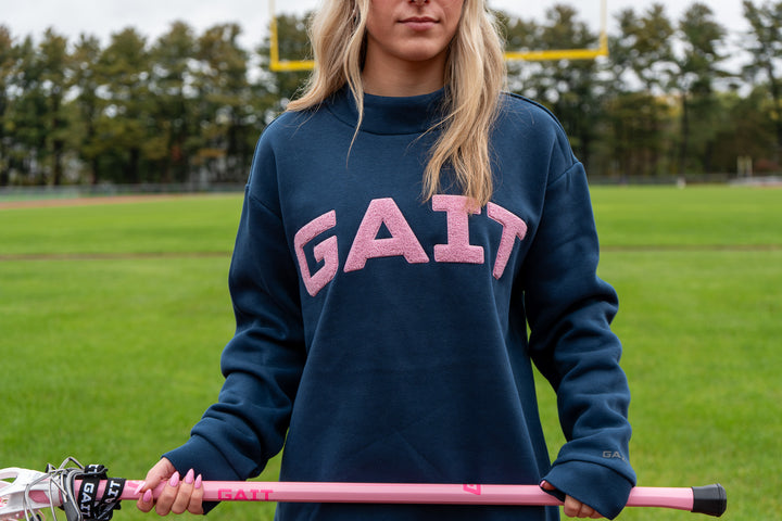 Gait Lacrosse Mockneck Sweatshirt