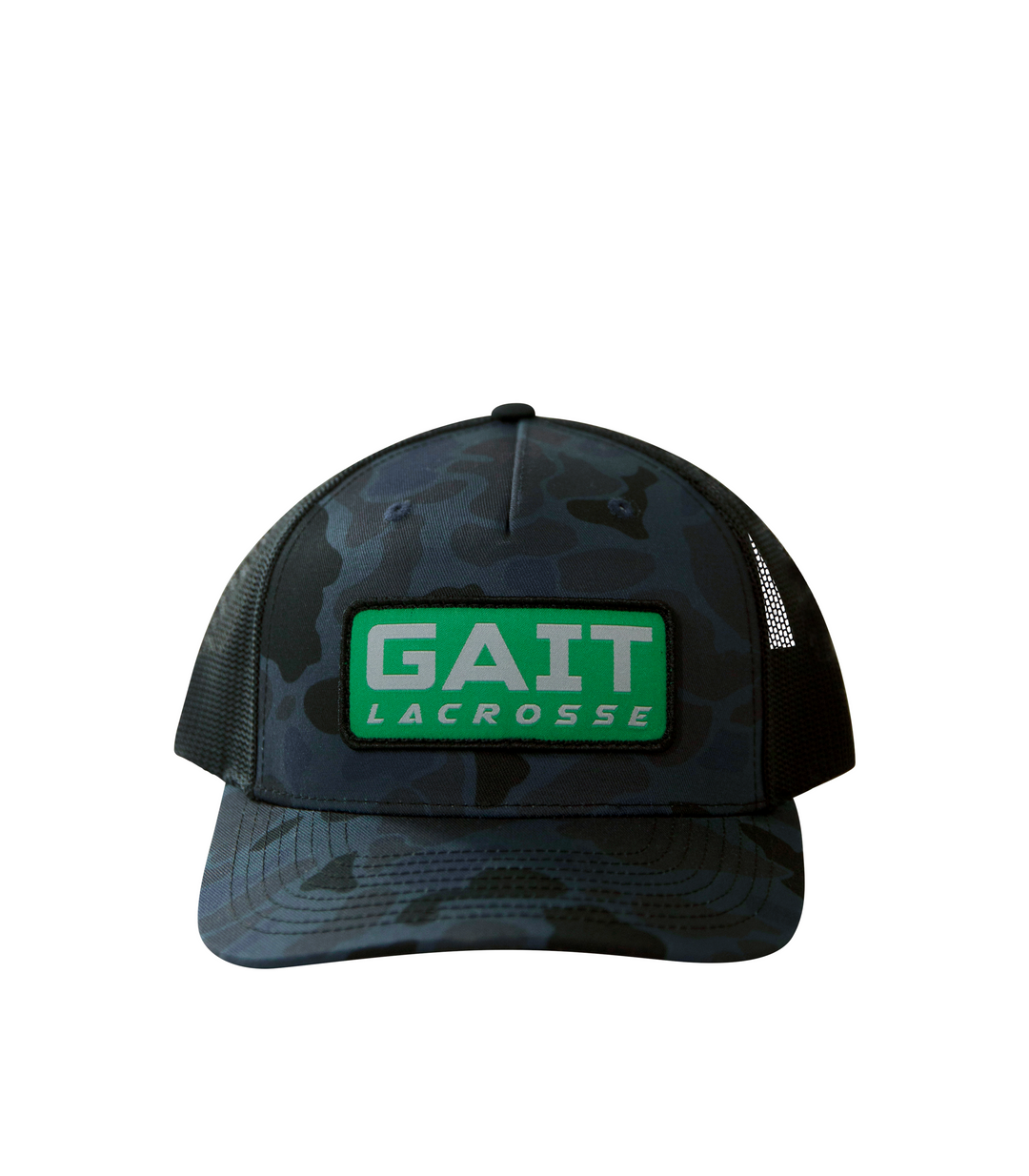 Navy Camo Green Patch Trucker Hat